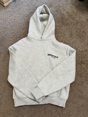 Essentials big kid’s oatmeal color Hoodie